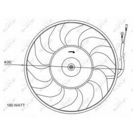 RADIATORIAUS VENTILIATORIUS AUDI 100 C4, 80 B4, A6 C4, CABRIOLET B3, COUPE B3 1.0-2.8 12.90-05.01