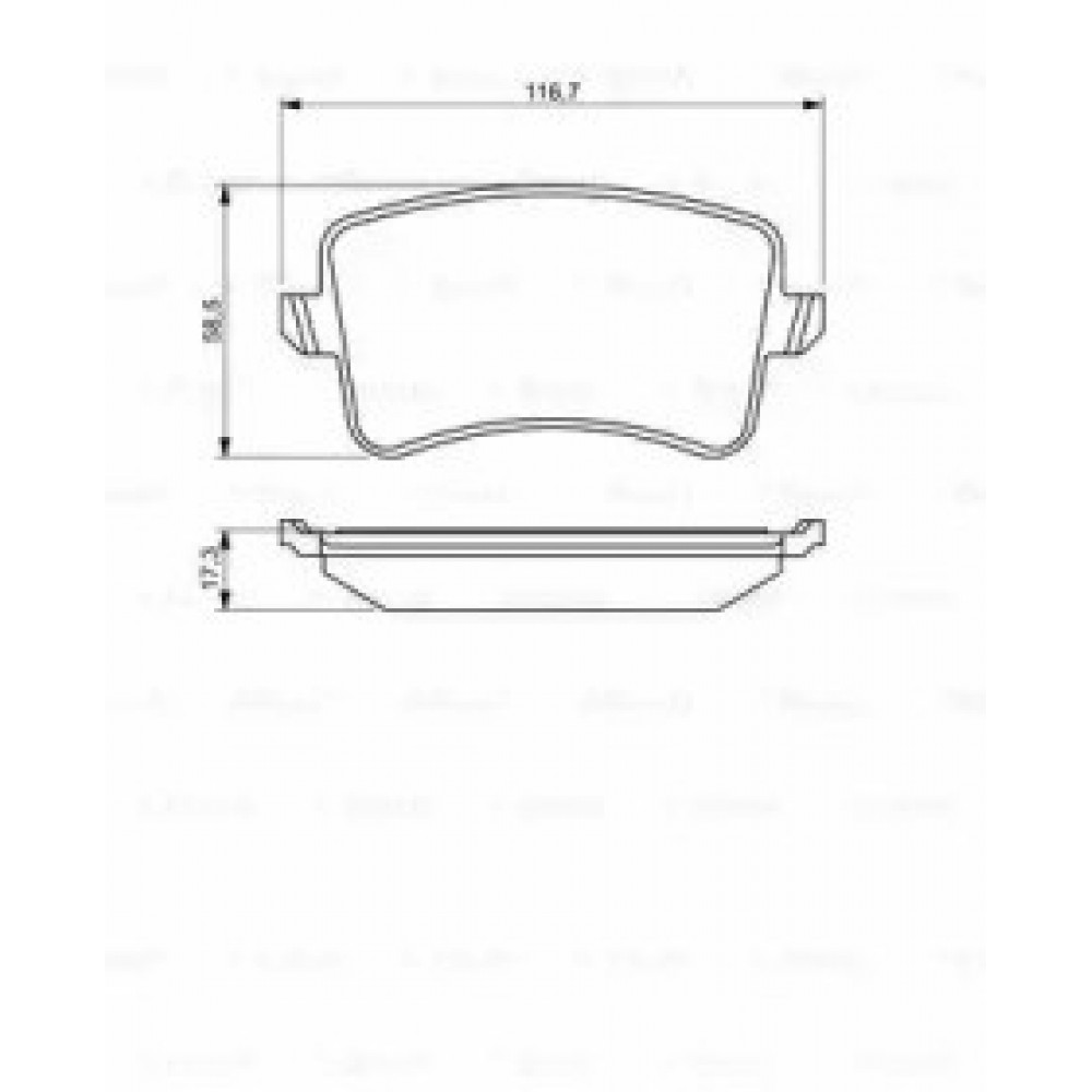 STABDŽIŲ TRINKELIŲ KOMPLEKTAS VW GALINĖ AŠIS A4/A5/Q5 07-