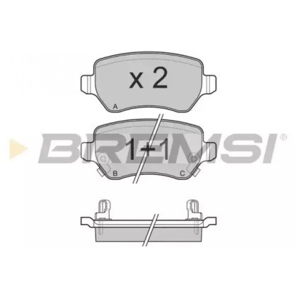 STABDŽIŲ TRINKELIŲ KOMPLEKTAS KIA VENGA; LADA KALINA; OPEL ASTRA F, ASTRA F CLASSIC, ASTRA F/KOMBI, ASTRA G, ASTRA G CLASSIC, ASTRA G/KOMBI, ASTRA H, ASTRA H CLASSIC 1.2-2.2D 08.94-