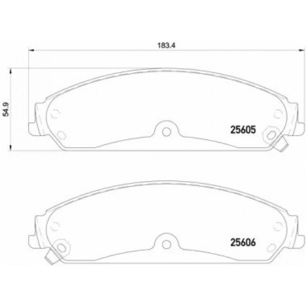 STABDŽIŲ TRINKELIŲ KOMPLEKTAS CHRYSLER 300 C, 300C; LANCIA THEMA 2.7-6.4 09.04-
