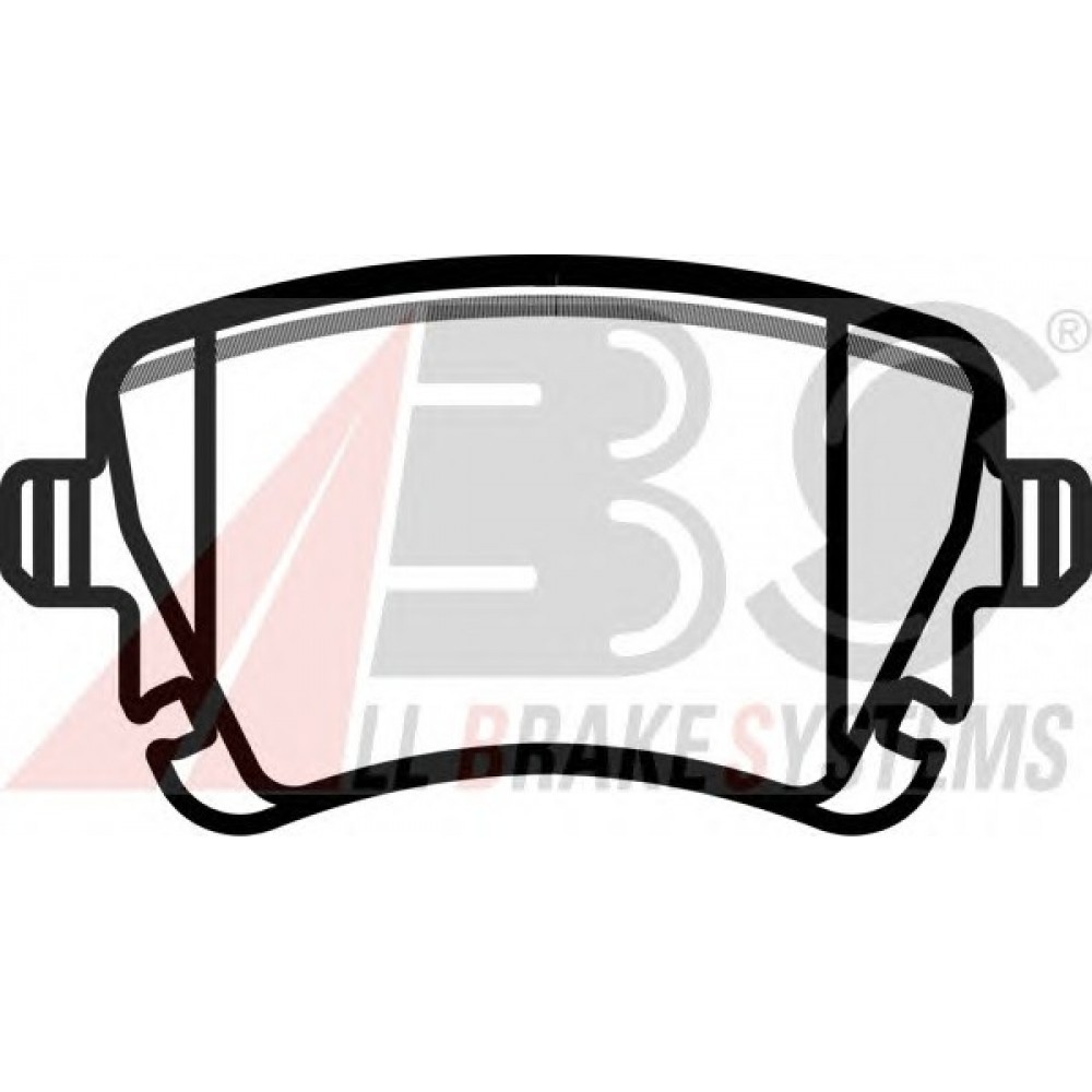 STABDŽIŲ TRINKELIŲ KOMPLEKTAS AUDI A3/A4/A6,ŠKODA OCTAVIA 04-,VW CADDY