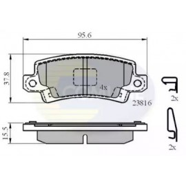 STABDŽIŲ TRINKELIŲ KOMPLEKTAS NISSAN X-TRAIL,QASHQAI