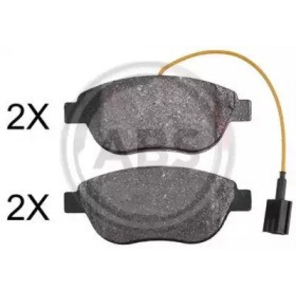 STABDŽIŲ TRINKELIŲ KOMPLEKTAS 2 DAVIKLAI OPEL/ FIAT DOBLO 1,9JTD 10-