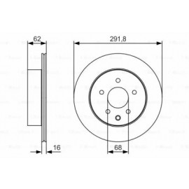 STABDŽIŲ DISKAS NISSAN X-TRAIL,QASHQAI, RENAULT KOLEOS 06.01-