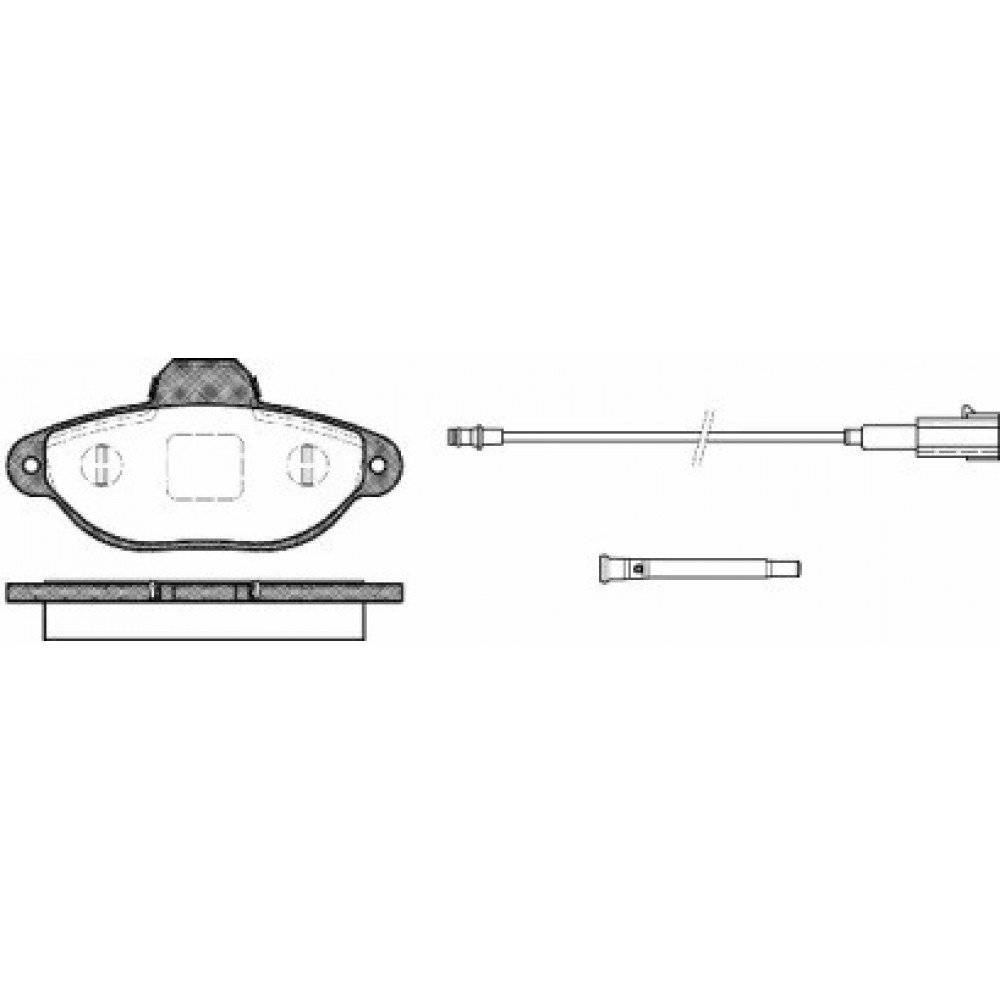 STABDŽIŲ TRINKELIŲ KOMPLEKTAS FIAT
