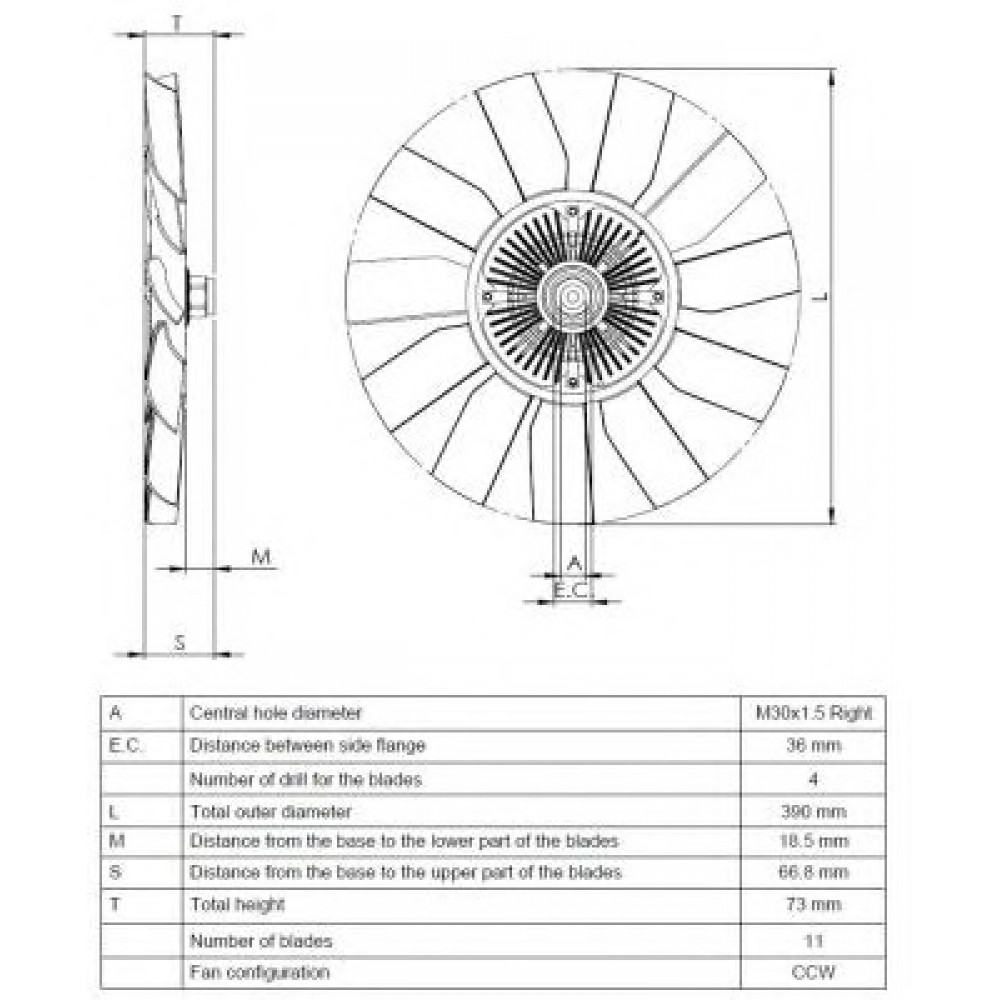 TERMO MOVA VW LT 2.5TDĮ 99-