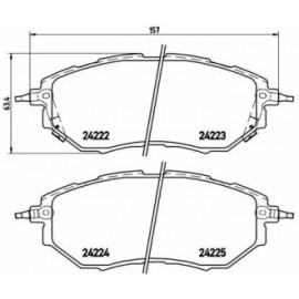 STABDŽIŲ TRINKELIŲ KOMPLEKTAS SUBARU LEGACY/TRIBECA/OUTBACK