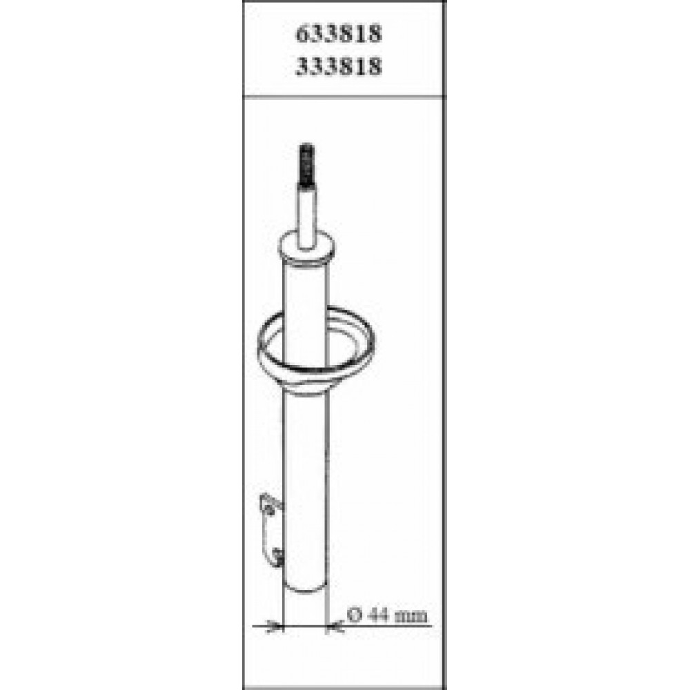 AMORTIZATORIUS FORD FIESTA 89-94 PR.