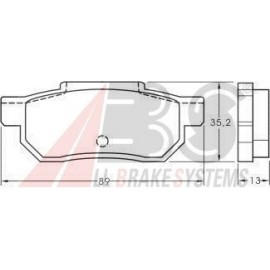 STABDŽIŲ TRINKELIŲ KOMPLEKTAS HONDA ACCORD,CIVIC,ROVER GALAS