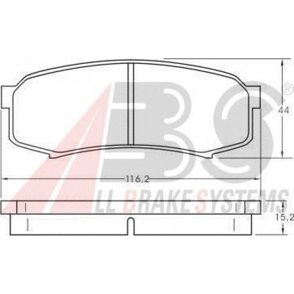 STABDŽIŲ TRINKELIŲ KOMPLEKTAS TOYOTA LAND CRUISER 04-/MITSUBISHI PAJERO