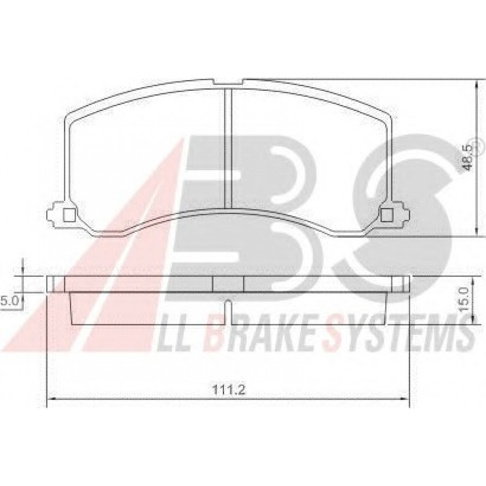 STABDŽIŲ TRINKELIŲ KOMPLEKTAS SUZUKI BALENO 95-