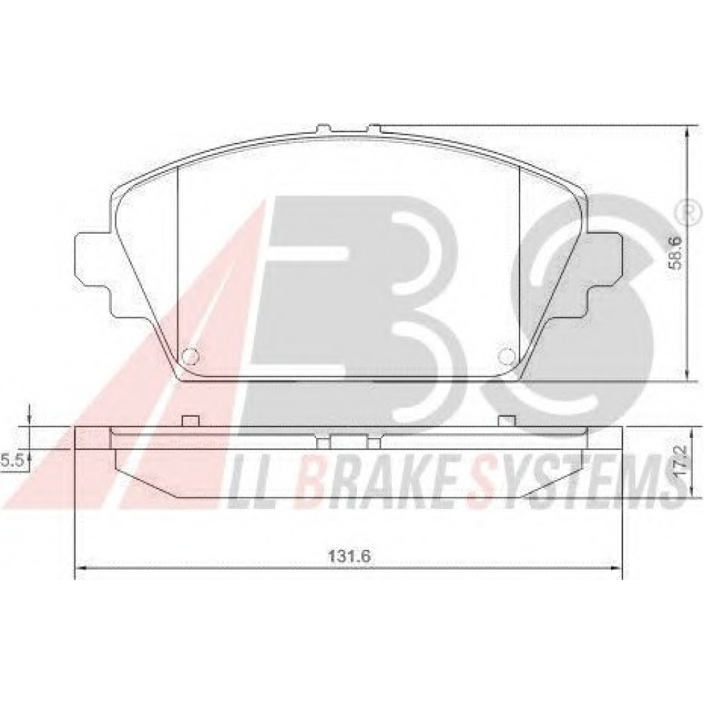 STABDŽIŲ TRINKELIŲ KOMPLEKTAS NISSAN PRIMERA TINO 01-,HONDA ACCORD 98- P