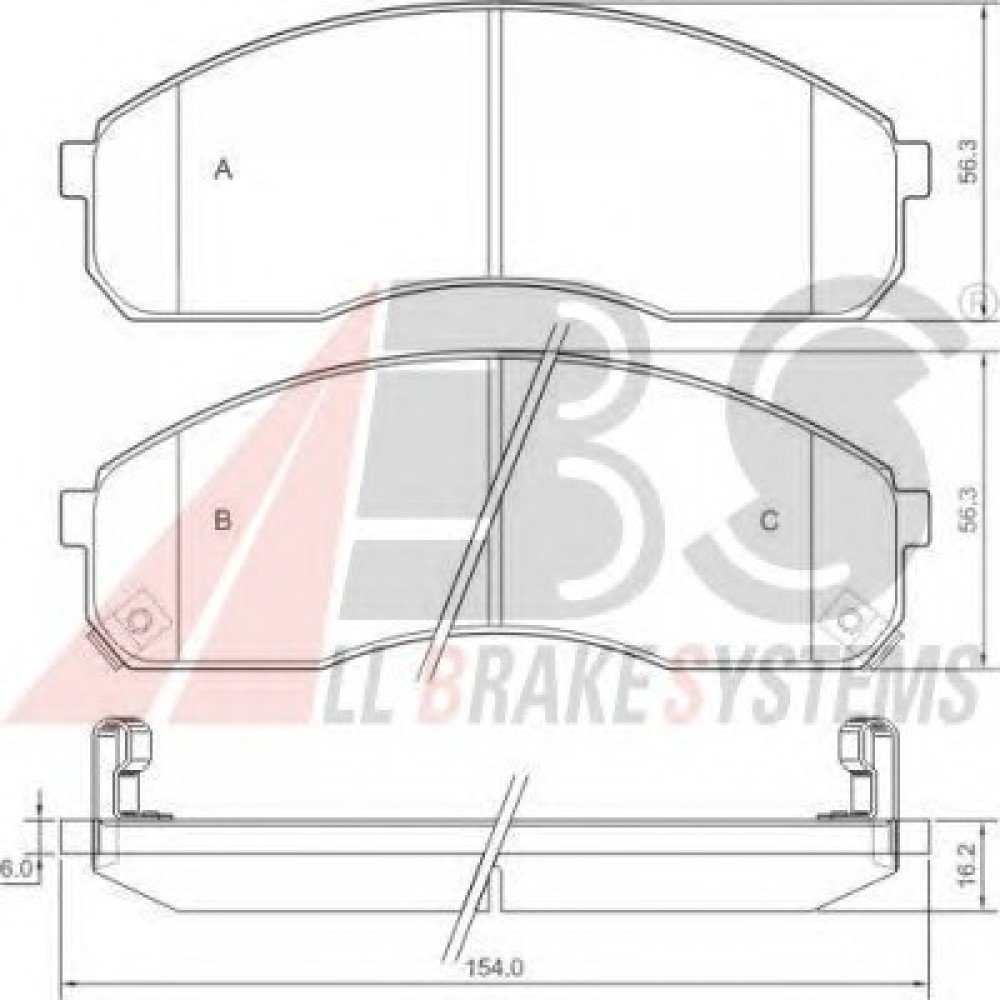 STABDŽIŲ TRINKELIŲ KOMPLEKTAS KIA CARNIVAL 99-,KIA PREGIO