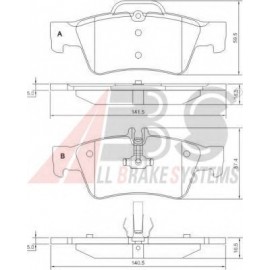 STABDŽIŲ TRINKELIŲ KOMPLEKTAS MB W211/W220/W221 02-