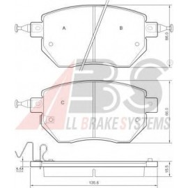 STABDŽIŲ TRINKELIŲ KOMPLEKTAS NISSAN MURANO,INFINITY FX35/FX45