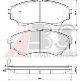 STABDŽIŲ TRINKELIŲ KOMPLEKTAS FORD RANGER 05-/MAZDA B-SERRIES