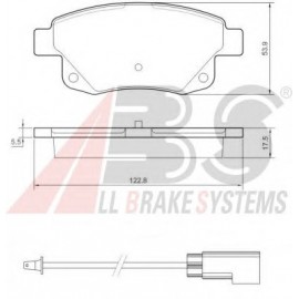 STABDŽIŲ TRINKELIŲ KOMPLEKTAS FORD TRANSIT 06- GALAS