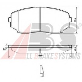 STABDŽIŲ TRINKELIŲ KOMPLEKTAS MAZDA CX7 07-