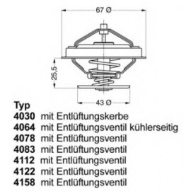 TERMOSTATAS MB OM 102/103