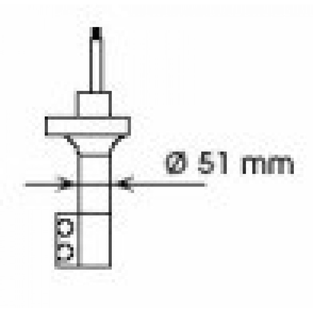 AMORTIZATORIUS NISSAN SUNNY N14 10/90-10/93 DEŠ.GALAS