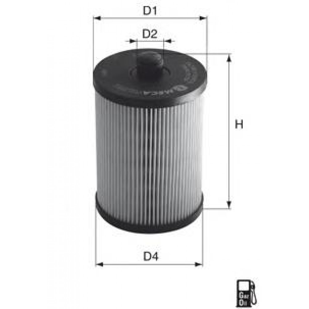 KURO FILTRAS VOLVO S60/V70/S80 2.4D/TD