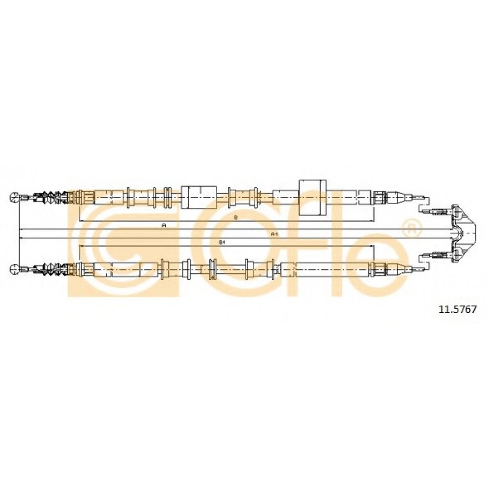 LYNAS RANKINIO STABDŽIO OPEL MERIVA A 1.3D-1.8 05.03-05.10