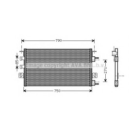 RADIATORIUS CHRYSLER VOYAGER 96-01