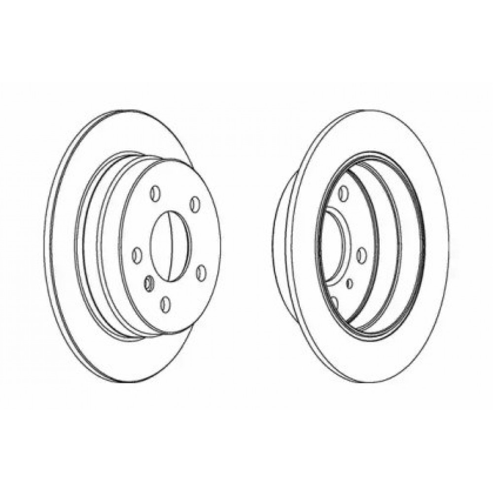 STABDŽIŲ DISKAS MB W169/W245 04-