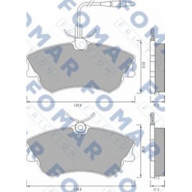 STABDŽIŲ TRINKELIŲ KOMPLEKTAS RENAULT ESPACE 96-02 PRIEKIS