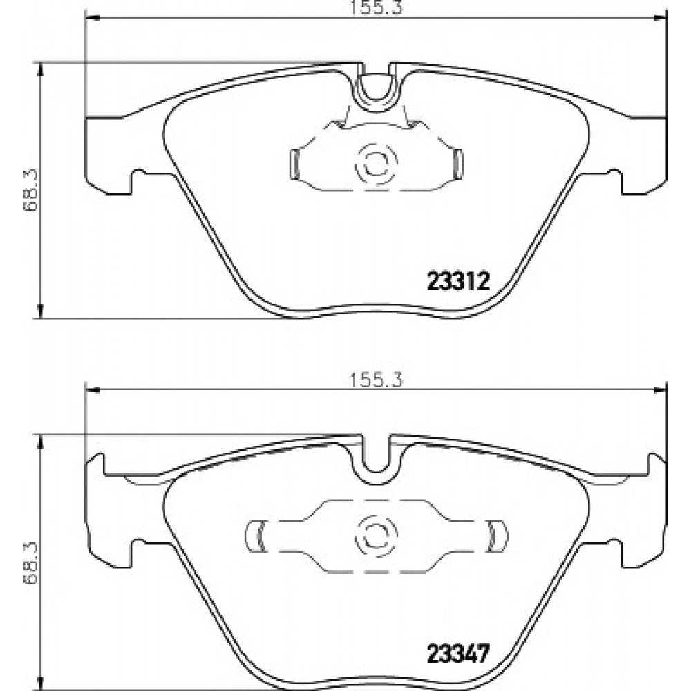 STABDŽIŲ TRINKELIŲ KOMPLEKTAS BMW E65 735/745 01-