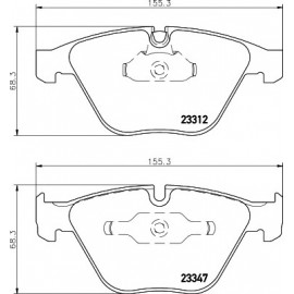 STABDŽIŲ TRINKELIŲ KOMPLEKTAS BMW E65 735/745 01-