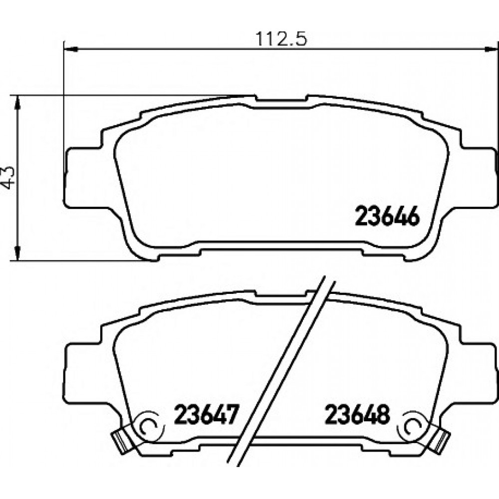 STABDŽIŲ TRINKELIŲ KOMPLEKTAS TOYOTA AVENSIS VERSO,PREVIA 01-