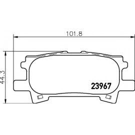 STABDŽIŲ TRINKELIŲ KOMPLEKTAS LEXUS RX300/350/400 00- GALAS