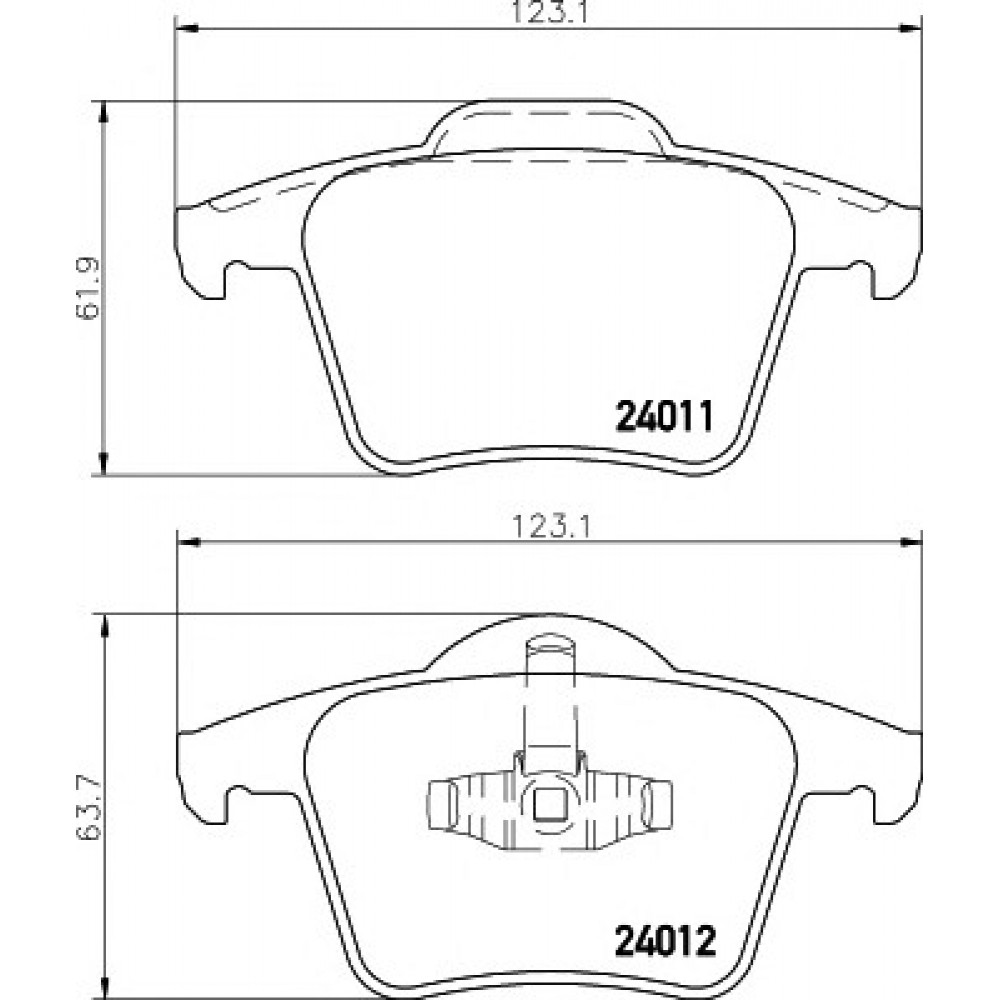 STABDŽIŲ TRINKELIŲ KOMPLEKTAS VOLVO XC90 02-