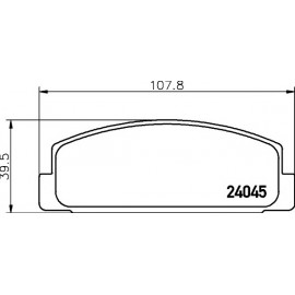 STABDŽIŲ TRINKELIŲ KOMPLEKTAS MAZDA 323,626 92-/6 02- GALAS