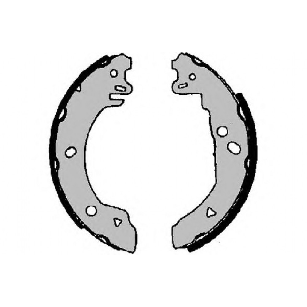 STABDŽIŲ TRINKELIŲ KOMPLEKTAS FORD FIESTA XR2 88- GALAS