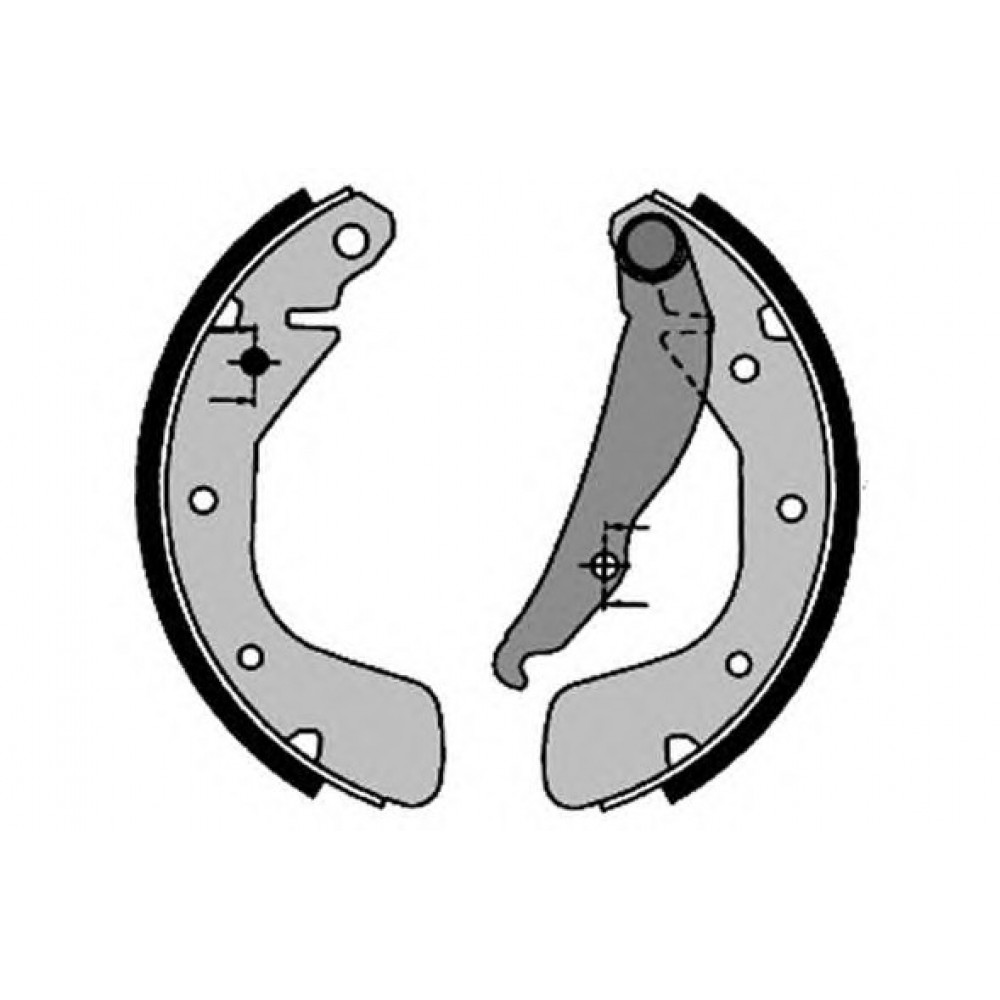 STABDŽIŲ TRINKELIŲ KOMPLEKTAS OPEL ASCONA/VECTRA/CORSA/ASTRA 88- GALAS