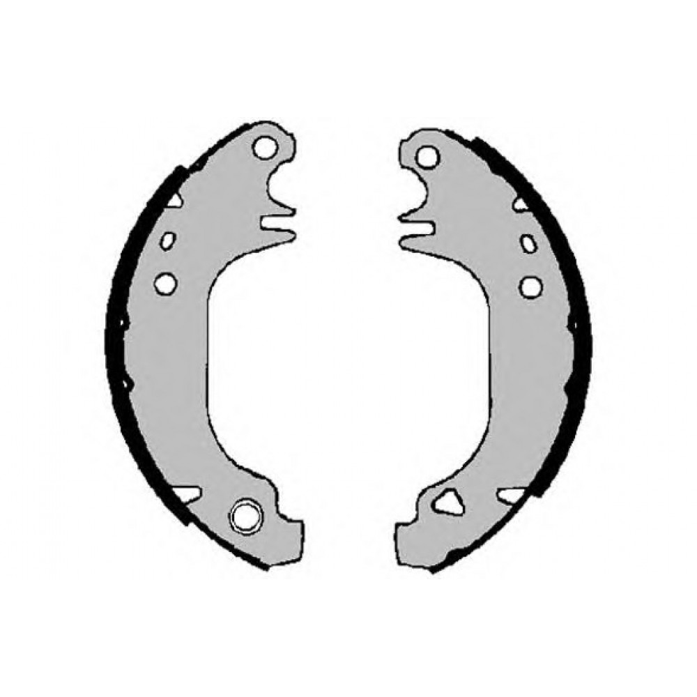 STABDŽIŲ TRINKELIŲ KOMPLEKTAS PEUGEOT 309 1.1-1.9D