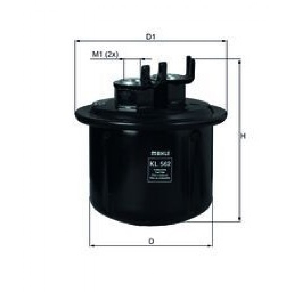 KURO FILTRAS DODGE, HONDA PRELUDE