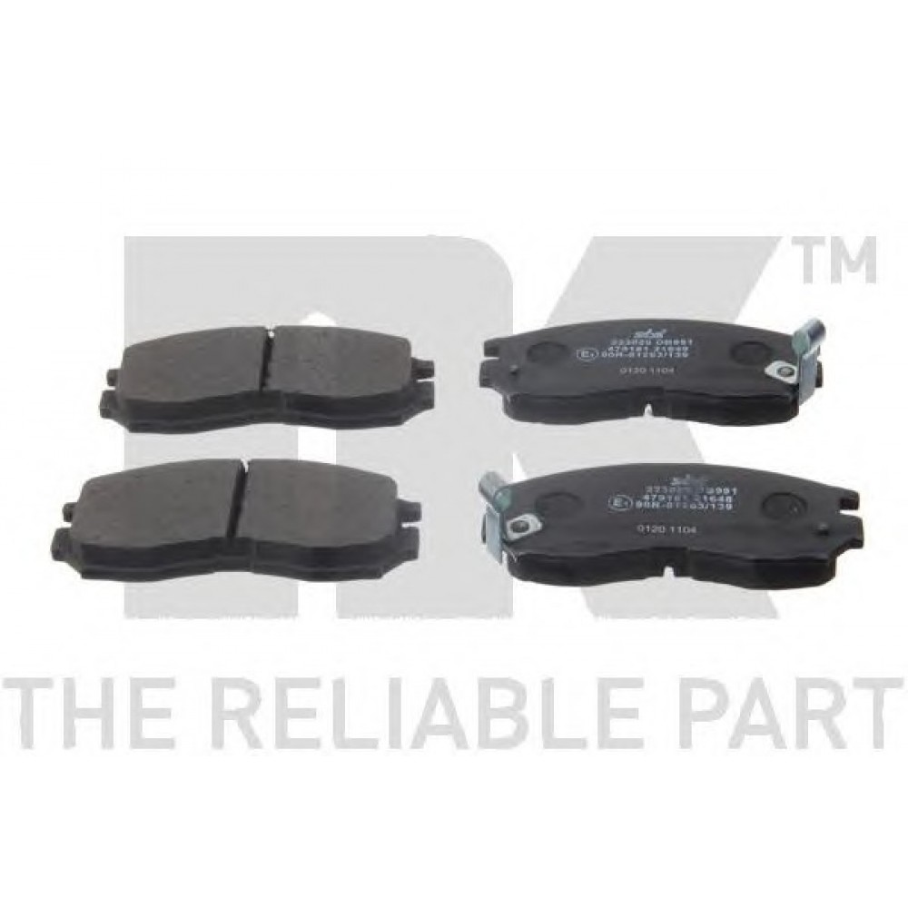 STABDŽIŲ TRINKELIŲ KOMPLEKTAS MITSUBISHI 88- PRIEKIS