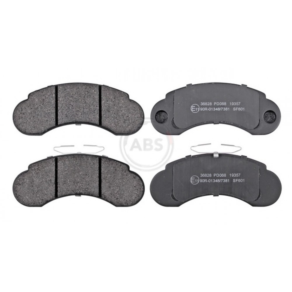 STABDŽIŲ TRINKELIŲ KOMPLEKTAS MB 100 2/88- PRIEKIS