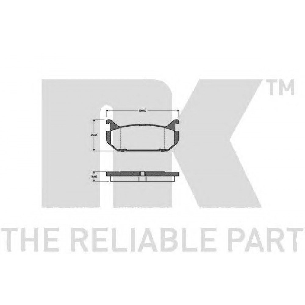 STABDŽIŲ TRINKELIŲ KOMPLEKTAS MAZDA 626 92- GALAS