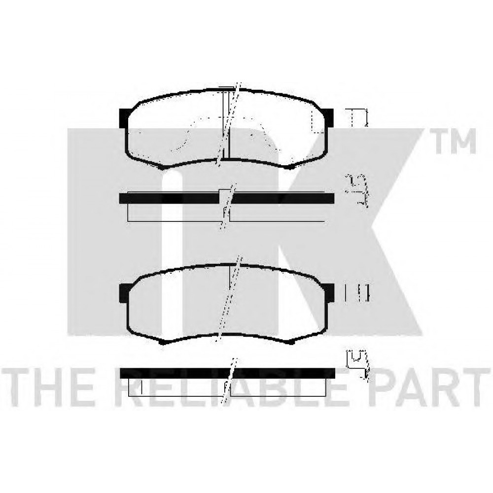 STABDŽIŲ TRINKELIŲ KOMPLEKTAS TOYOTA LAND CRUISER 04-/MITSUBISHI PAJERO