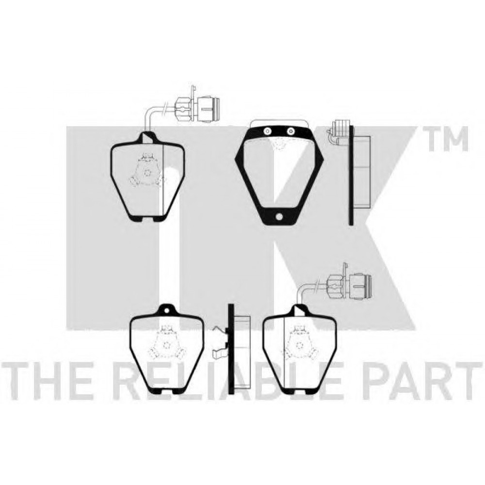 STABDŽIŲ TRINKELIŲ KOMPLEKTAS AUDI 100,A6,A8 2.8-4.2