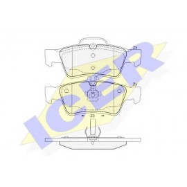 STABDŽIŲ TRINKELIŲ KOMPLEKTAS MB W211/W220/W221 02-