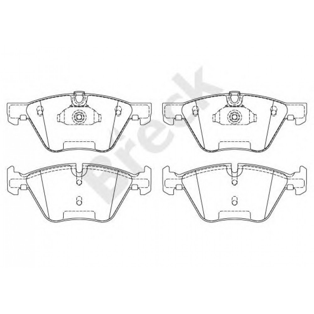 STABDŽIŲ TRINKELIŲ KOMPLEKTAS BMW E90/E91/E92/E60/E61 03-