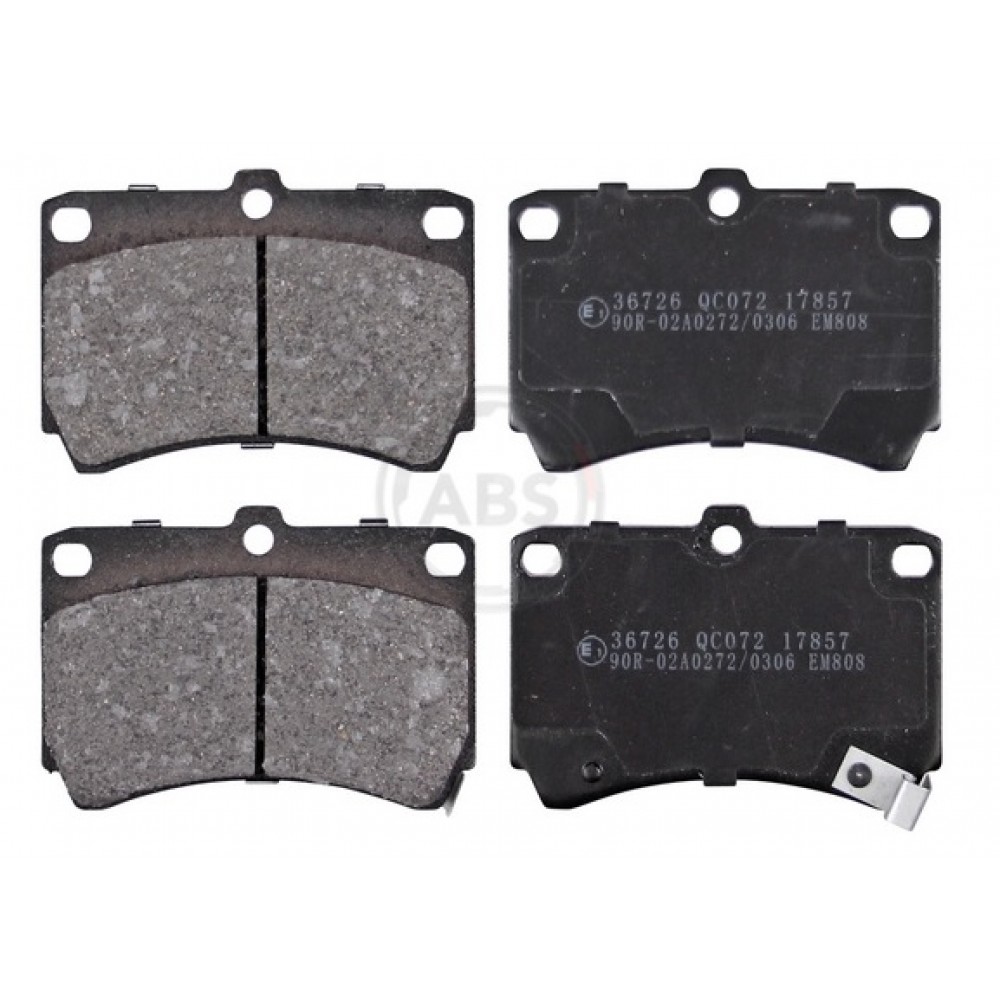 STABDŽIŲ TRINKELIŲ KOMPLEKTAS MAZDA 121 1,4 90-,323 89- PRIEKIS