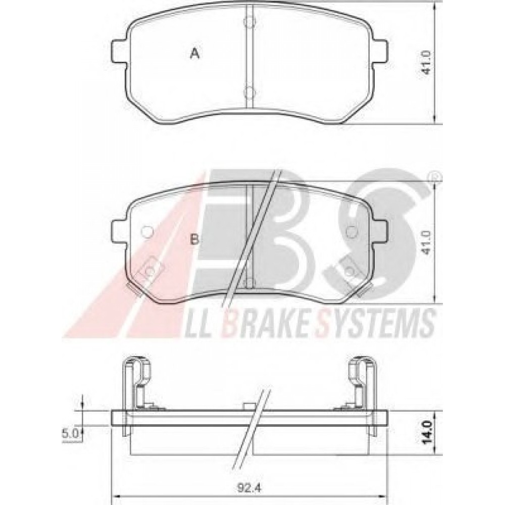 STABDŽIŲ TRINKELIŲ KOMPLEKTAS KIA PICANTO 04-/HYUNDAI I10