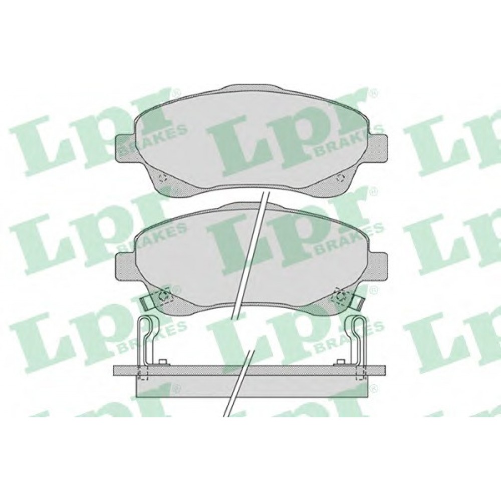 STABDŽIŲ TRINKELIŲ KOMPLEKTAS TOYOTA AVENSIS 03-/COROLLA VERSO