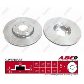 STABDŽIŲ DISKAS AUDI 100,A4,A6 91-